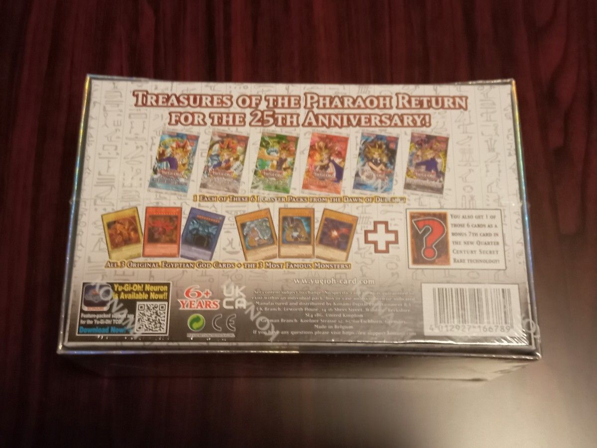 遊戯王カード　EU英語版 レジェンダリー コレクション 25th アニバーサリー エディション ボックス