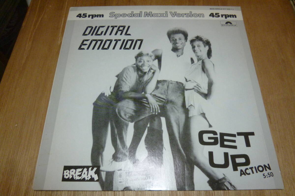  良好品）12” DIGITAL EMOTION // GET UP ACTIONの画像2