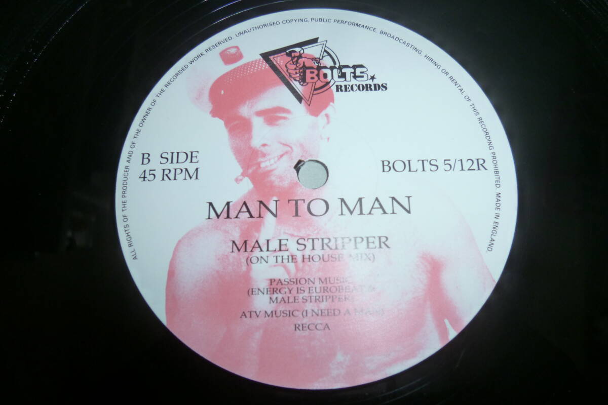 IT'S A SIN-PHONIC MIX ) 12” MAN TO MAN // I NEED A MAN _画像5