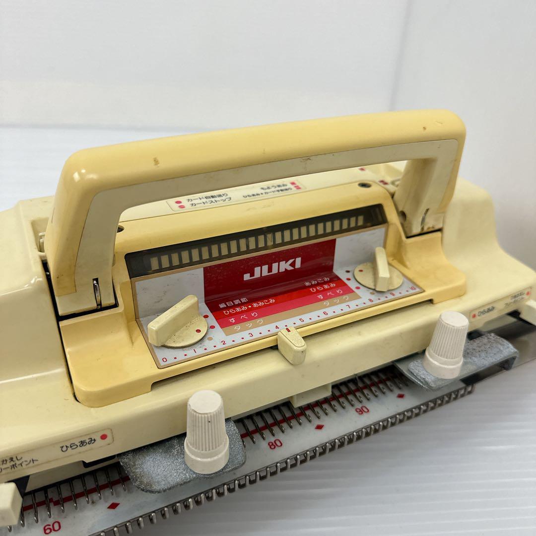 ジューキ　希少　高級自動網機　ハイメモリー　KE-2500 編み機　編み物　ハンドメイド　手芸　裁縫　ハンドクラフト_画像3