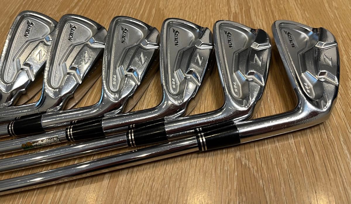 【中古美品】スリクソン Z725 FORGED アイアン 6本セット 5I〜PW シャフト ダイナミックゴールドS200