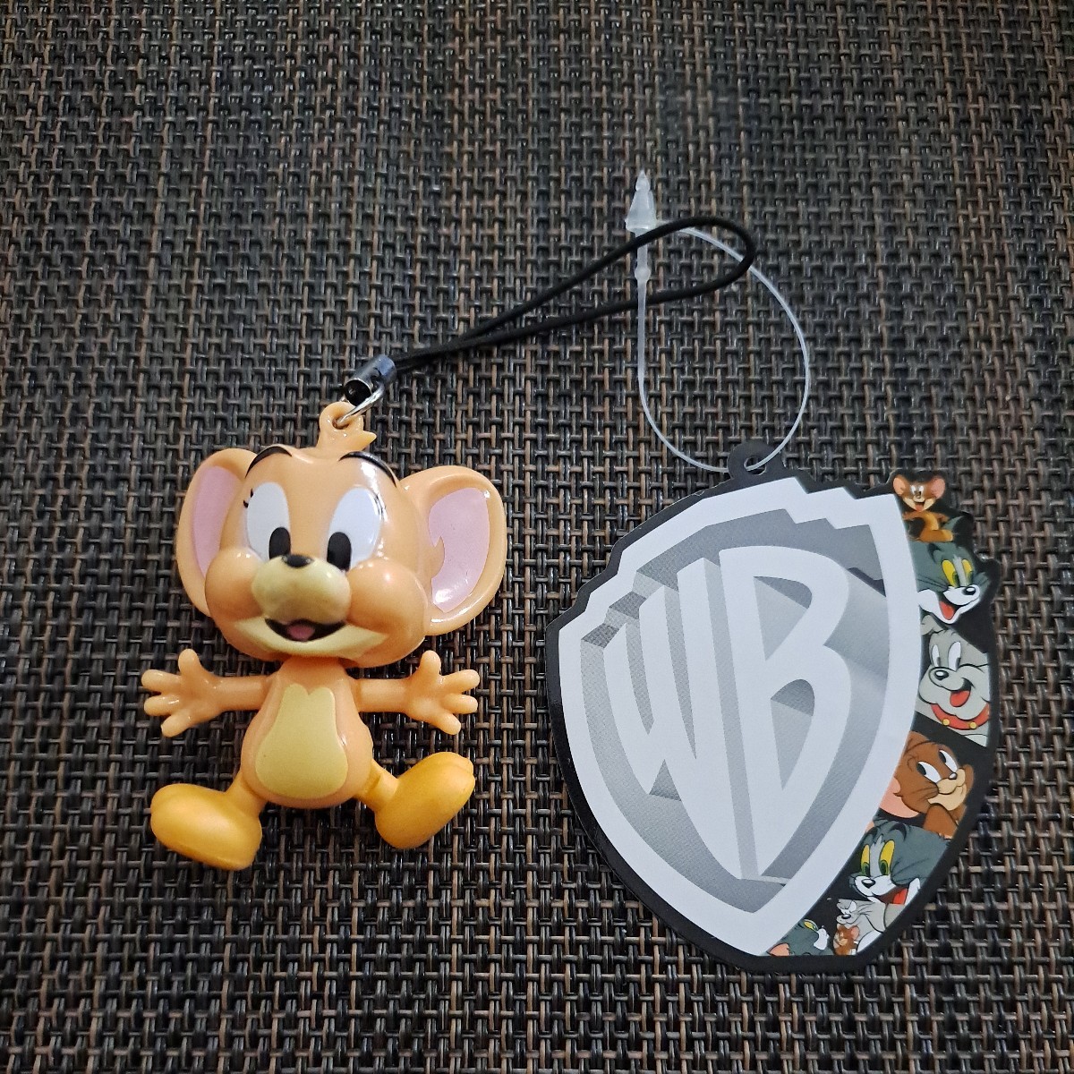 【新品未使用】 WB トムとジェリー ブラブラストラップ ジェリー ／ TOM AND JERRY ワーナーブラザーズ フィギュア マスコット_画像1