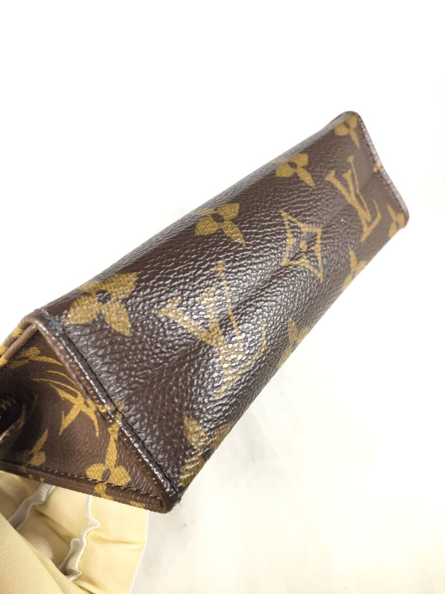 【中古品】LOUIS VUITTON ルイヴィトン モノグラム M47546 ポシェットトワレ15 化粧ポーチ メイクポーチ 小物入れ 保存袋付き_画像5