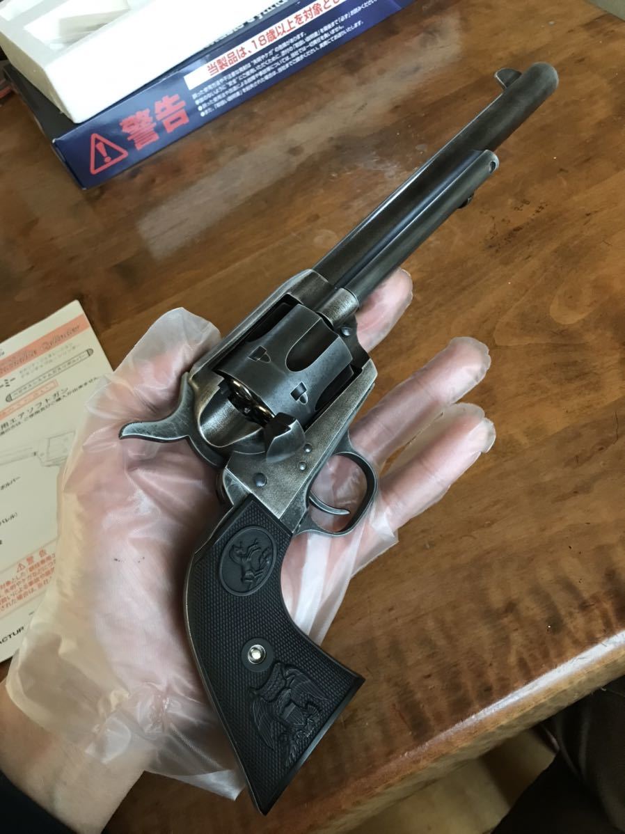 タナカ　COLT SAA キャバルリー　HW樹脂製　ガスリボルバー　ペガサスシステム　デタッチャブル　　古美塗装　ビンテージ_画像10