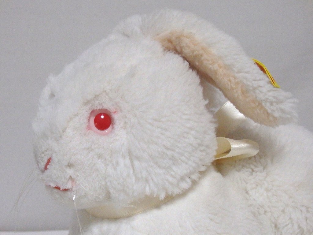 steiffシュタイフ/ ビンテージ・白ウサギのアンゴ /17㎝_画像2