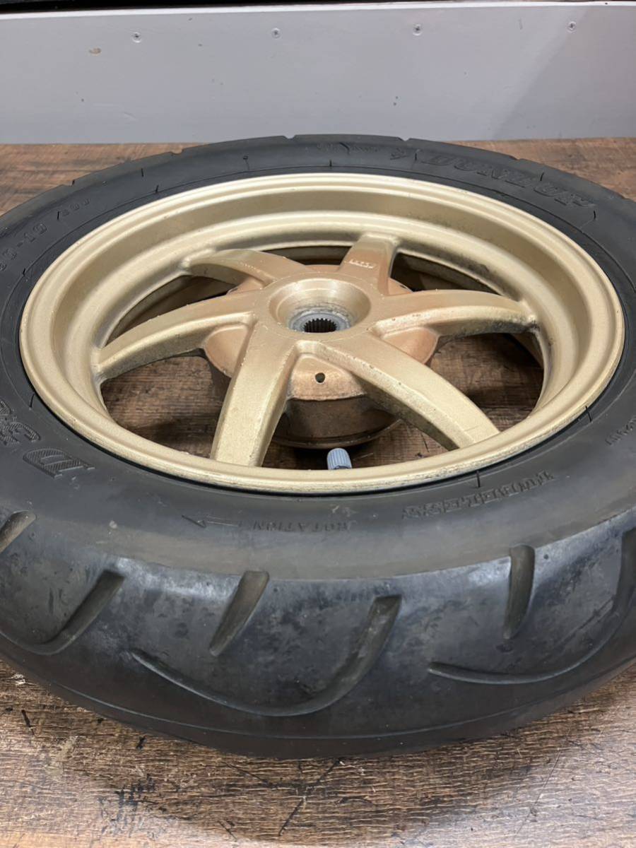 359】 送料込 AF35 ライブDio ZX 純正 ホイール 金ホイール 359】 送料込 AF35 ライブDio ZX 純正 ホイール 金ホイール