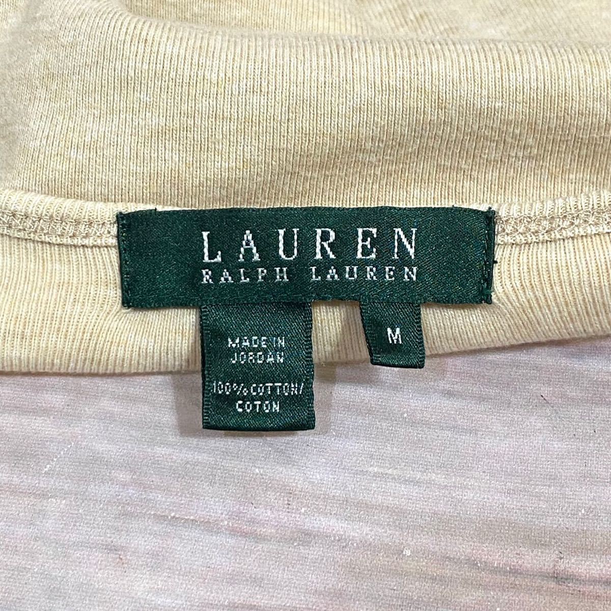 ローレンラルフローレン　LAUREN RALPH LAUREN　レディース　トップス　長袖　カットソー　ロングTシャツ　ロンT　ロゴ刺繍_画像8