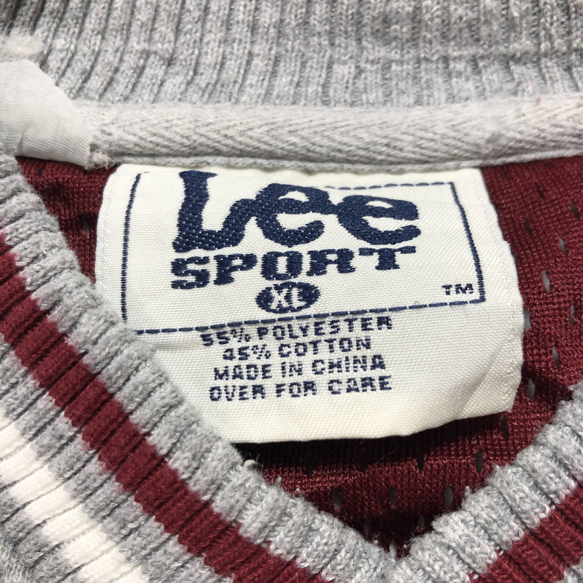 USA 古着 スウェット トレーナー 肉厚 Lee リー ワシントンレッドスキンズ ロゴ 刺繍 NFL メンズXL グレー BD1571の画像7