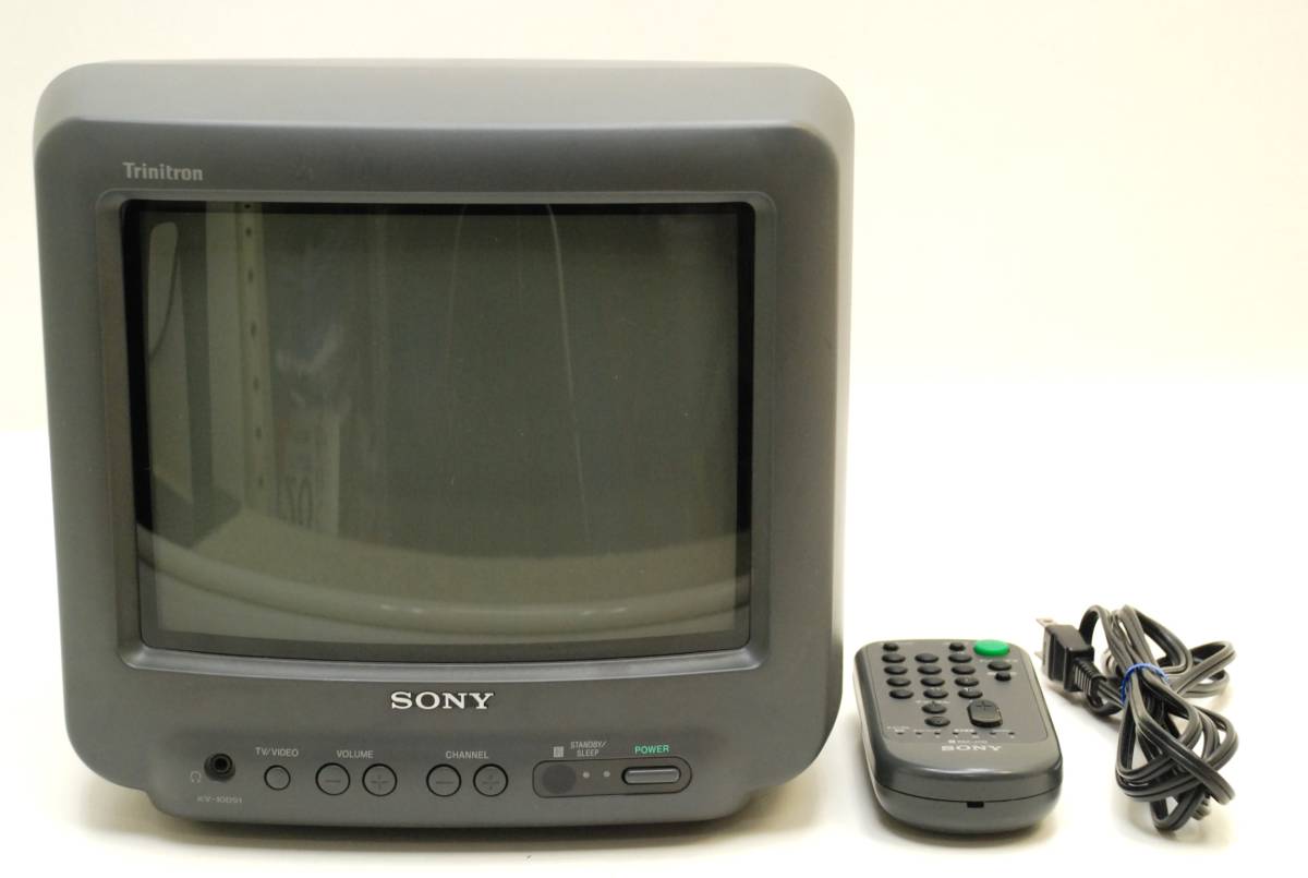 レトロ SONY 10型 ブラウン管テレビ　KV-10DS1　TRINITRON　トリニトロン　カラーテレビ　ソニー　カラーTV_画像1