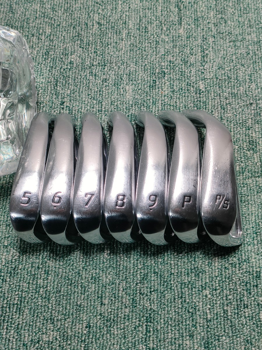 ツアーステージ X-BLADE GR FORGED アイアン ヘッド 7個セット 5〜Pw.Ps TOUR STAGE 20240131 の画像5