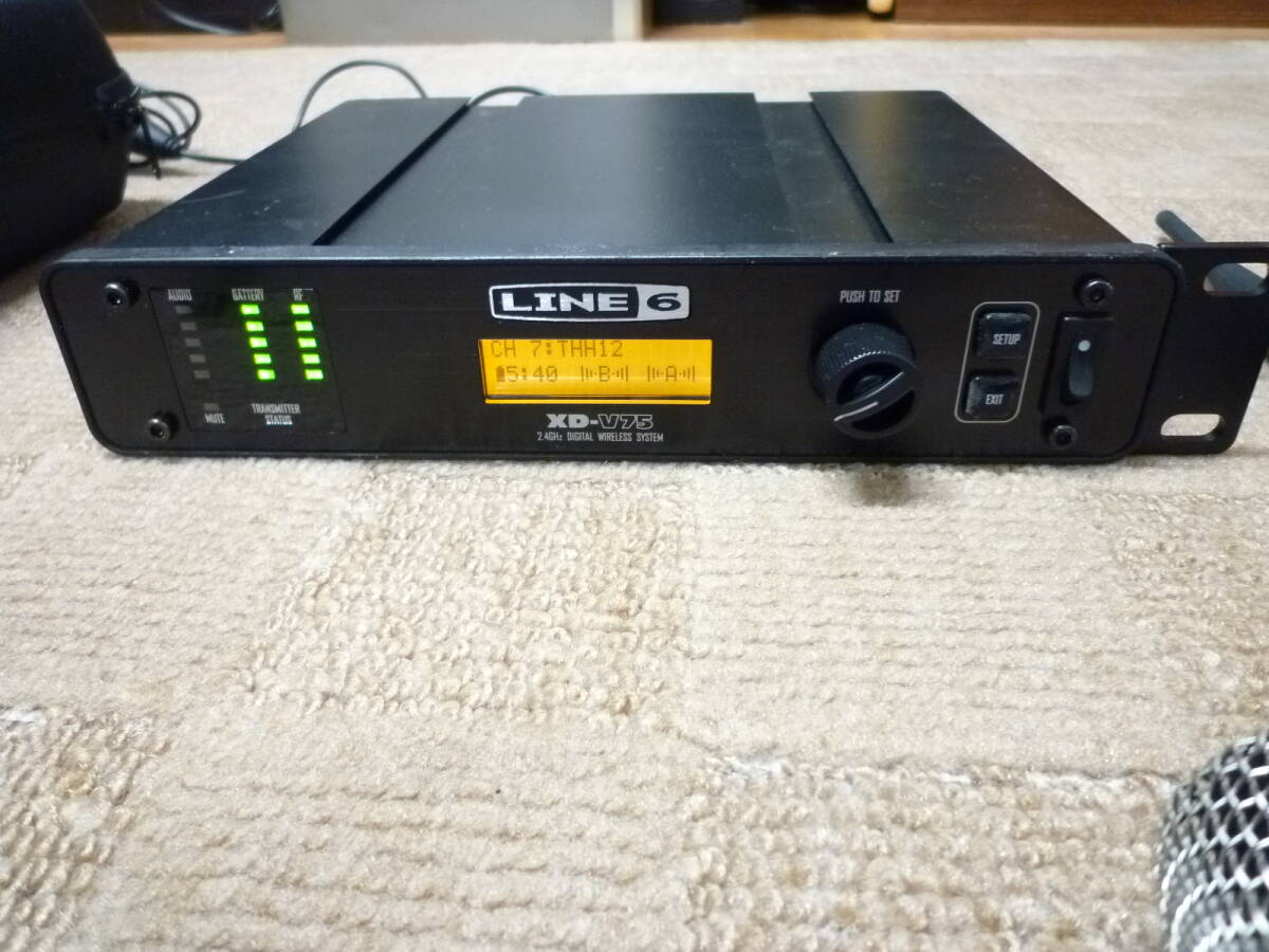  LINE6 XD-V75 デジタルワイヤレス マイク セット 中古品_画像2