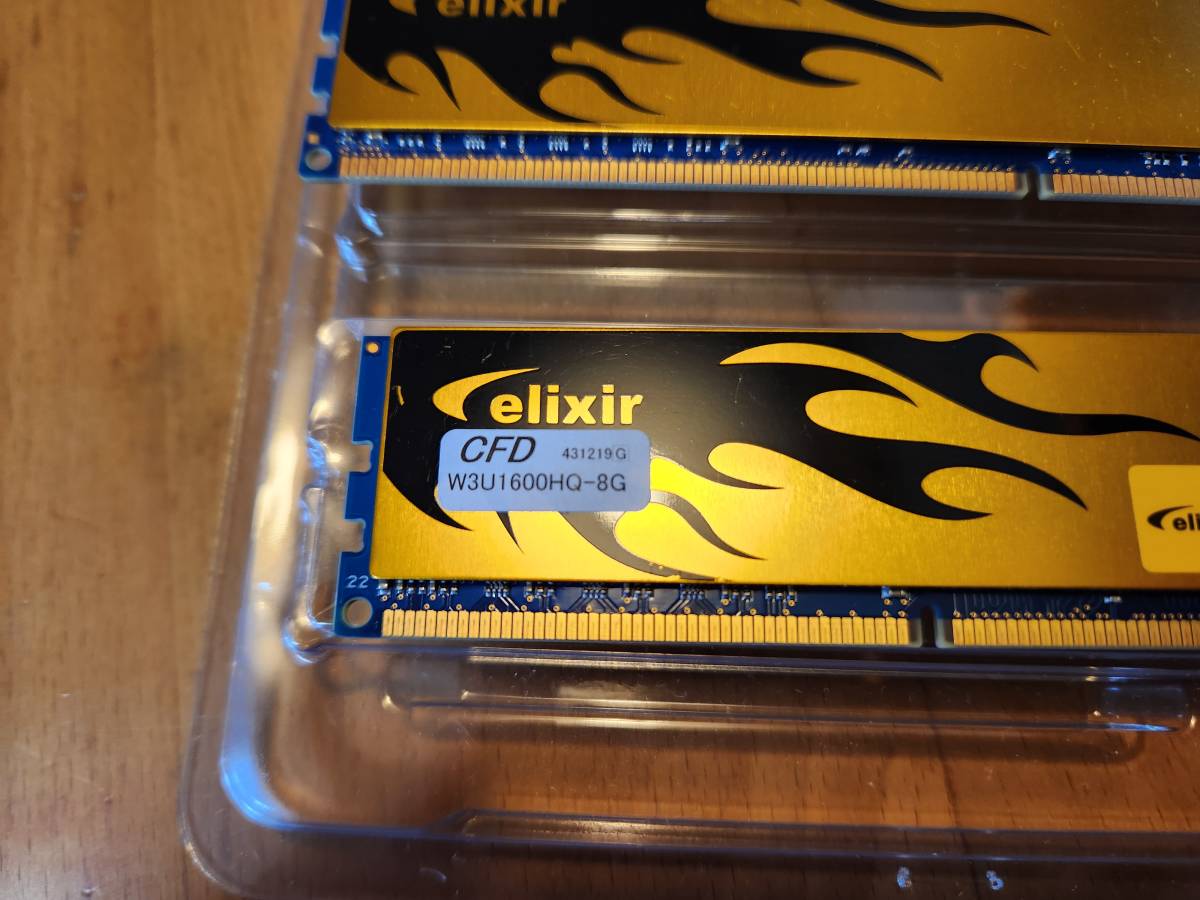 CFD ELIXIR DDR3-1600MHz 32GB (8GB×4枚キット) デスクトップ用 PCメモリ_画像3