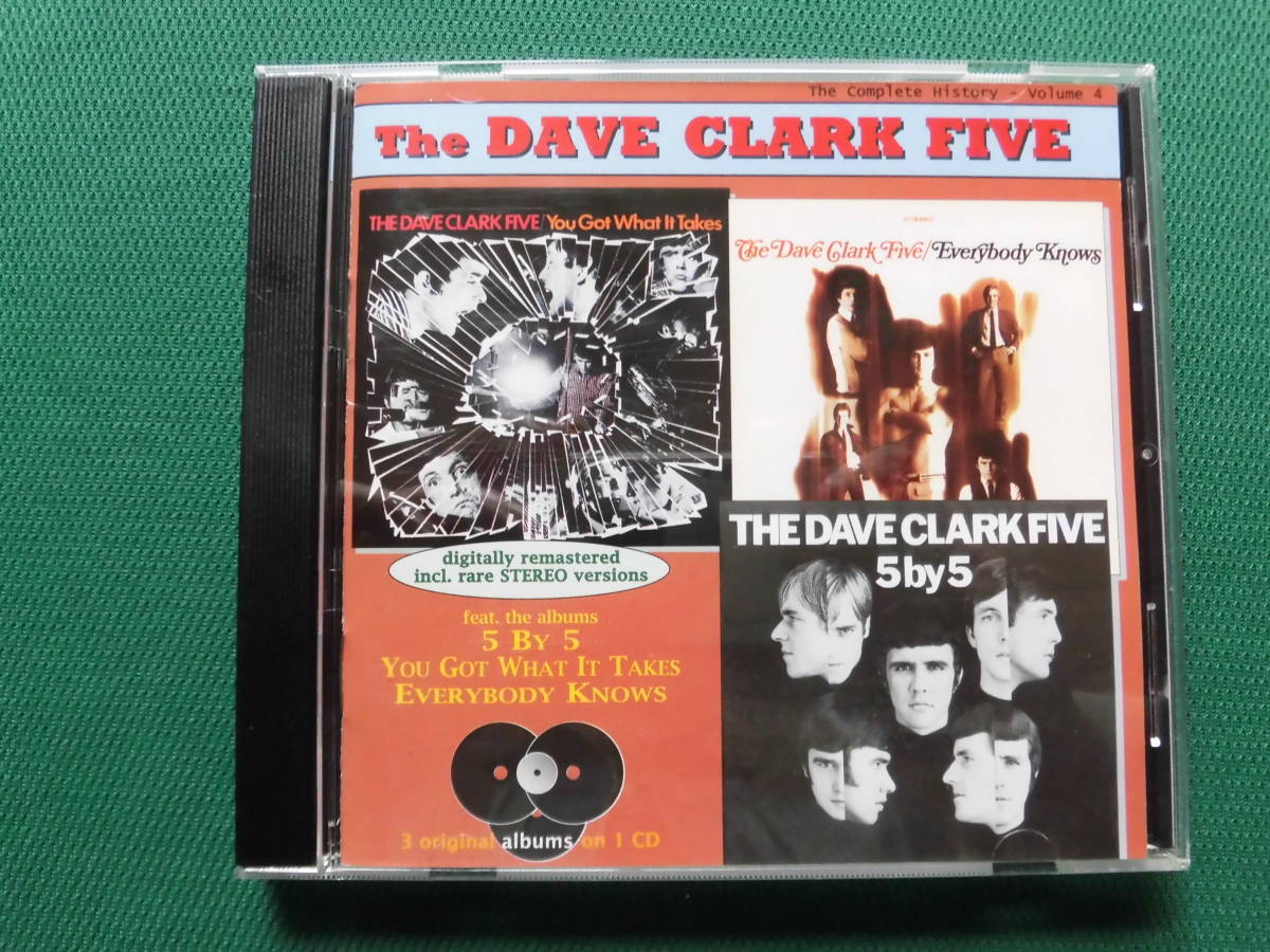 The Dave Clark Five/5 By 5//You Got What It Takes//Everybody Knows 　60'sブリティッシュ・ビート・バンド　3on1CD_画像1