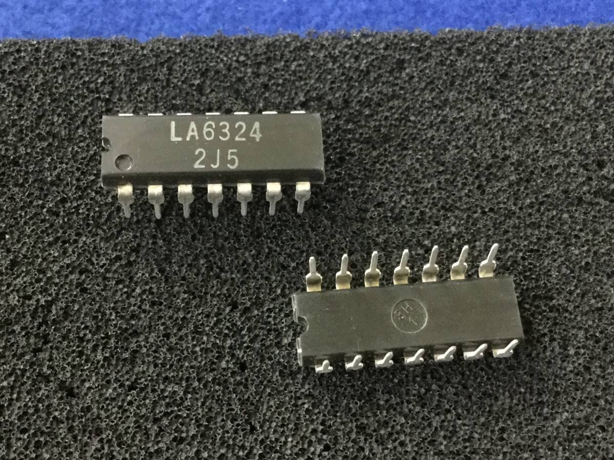 LA6324【即決即送】三洋　クワッドOPアンプ IC [190TpK/276809M] Sanyo QUAD OP Amplifier　2個セット_画像1