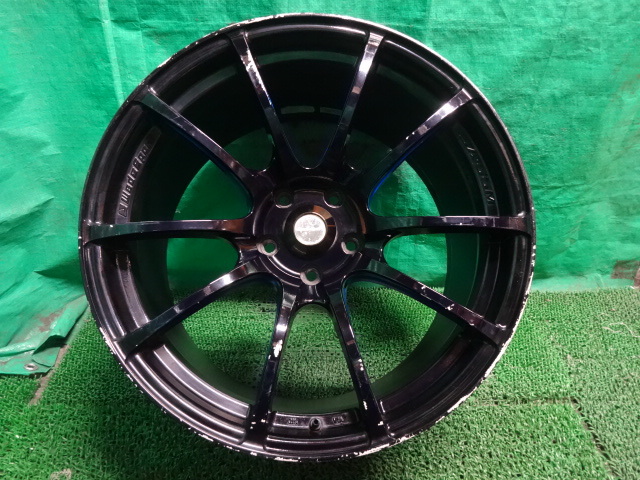 ウェッズ スポーツ Weds SPORT SA-55M●F 19×9J +38 R 19×10J +40 5H PCD114.3 中古ホイール4本●ユ8_3本目(R)