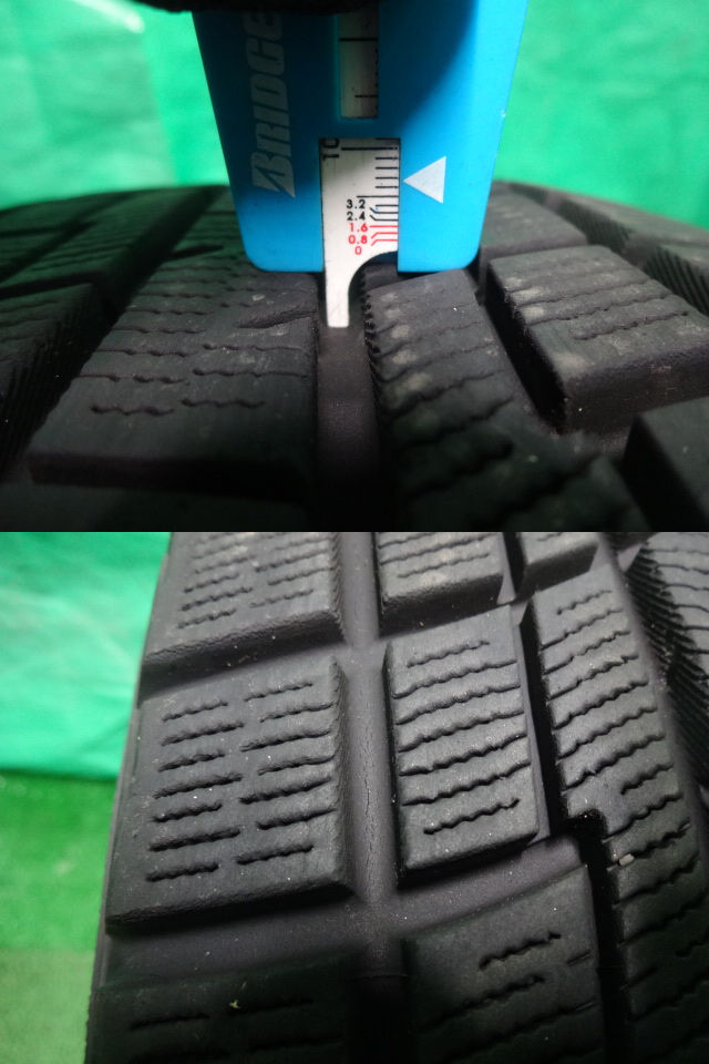 185/65R15●ヨコハマ アイスガード YOKOHAMA ice GUARD iG30 中古冬タイヤ4本●ユ34_①の残り溝、ひび