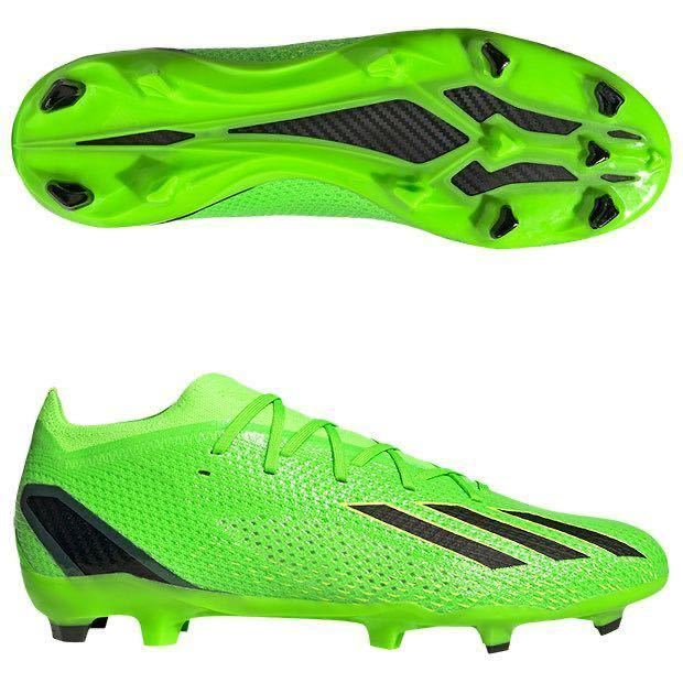 アディダス（adidas）（メンズ）サッカースパイク サッカーシューズ エックス スピード.2 FG 天然芝用 GW8450 サイズ27.5㎝._画像2