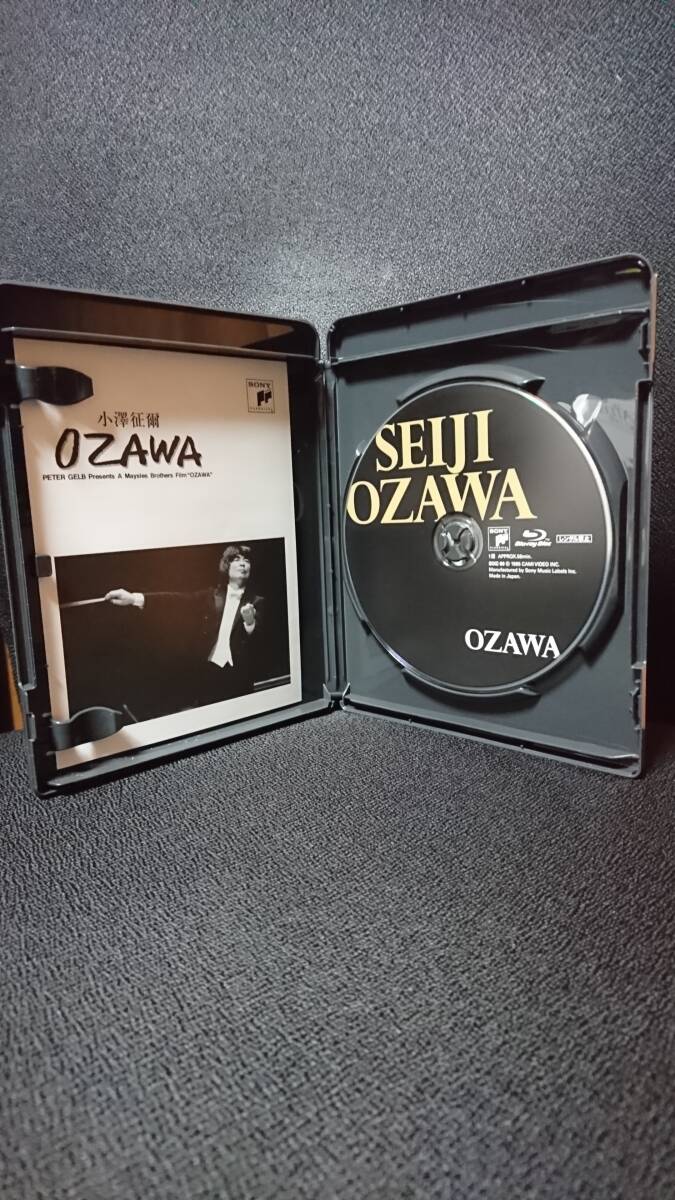 小澤征爾　ドキュメンタリー『OZAWA』 [ブルーレイ]　【新同品】_現物（ホルダー開口時）です。