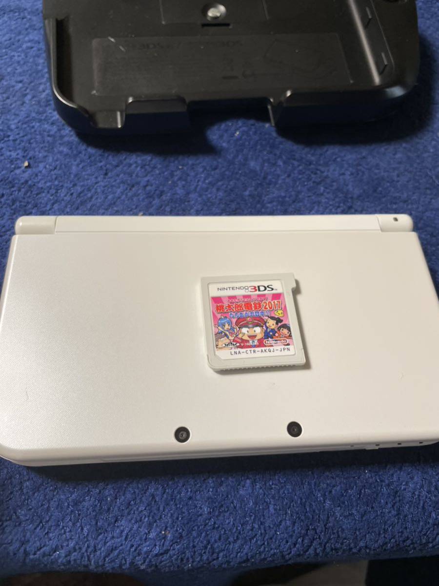 new new NEW 任天堂 初期化済み 3DS LL ソフトカード付き　拡張スライドパッド　動作美品　_画像2