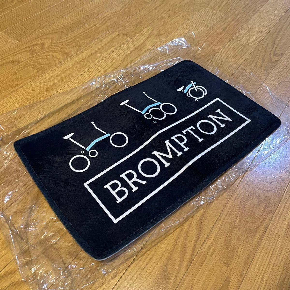 ブロンプトン　マット　水色フレーム　Brompton mat large