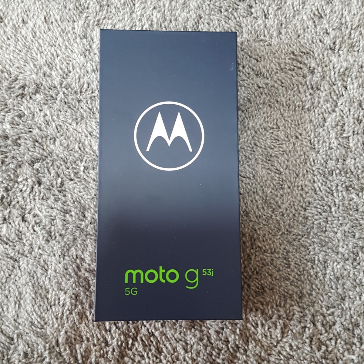 新品未使用未開封 moto g53j 5G アークティックシルバー SIMフリー Motorola モトローラ 一括購入 付属品完備 その1の画像1