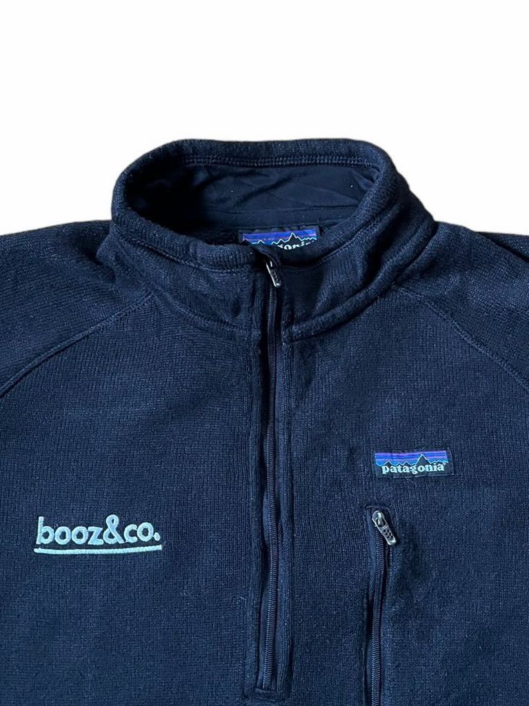 ★★★2012年製 patagonia パタゴニア ベターセーター PO ハーフジップ 25521 FA12 サイズM BLK黒ブラック booz&co★★★_画像3