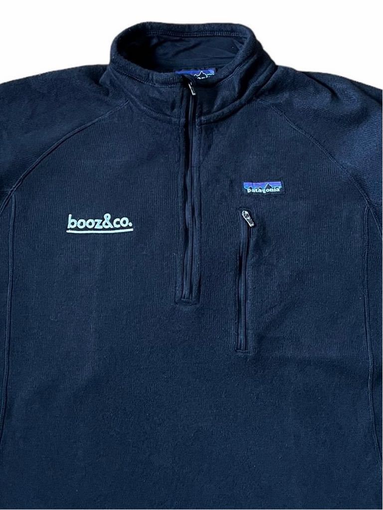 ★★★2012年製 patagonia パタゴニア ベターセーター PO ハーフジップ 25521 FA12 サイズM BLK黒ブラック booz&co★★★_画像2