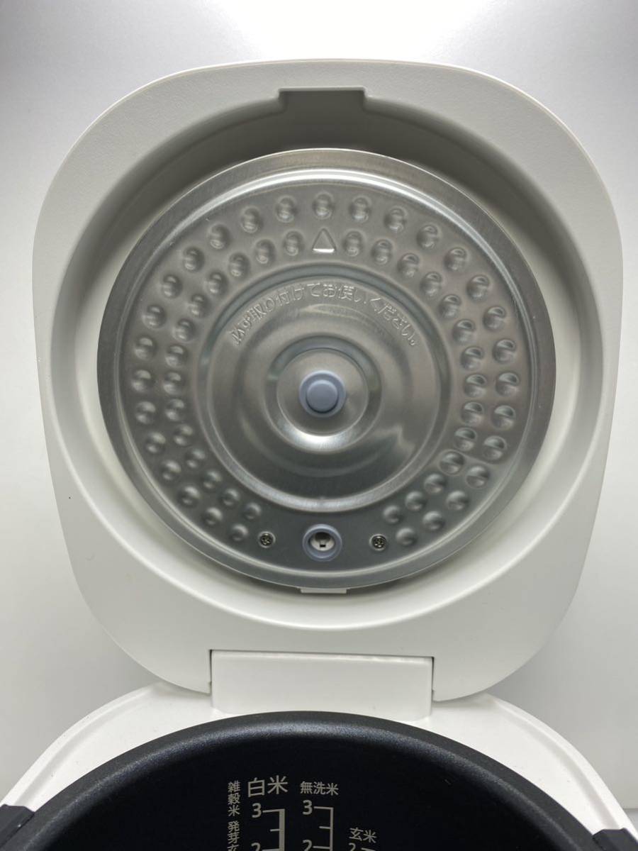 DP-022618 炊飯器 3合 一人暮らし シャープ KS-CF05B-W 20年製 パン調理機能 マイコン家電の画像6
