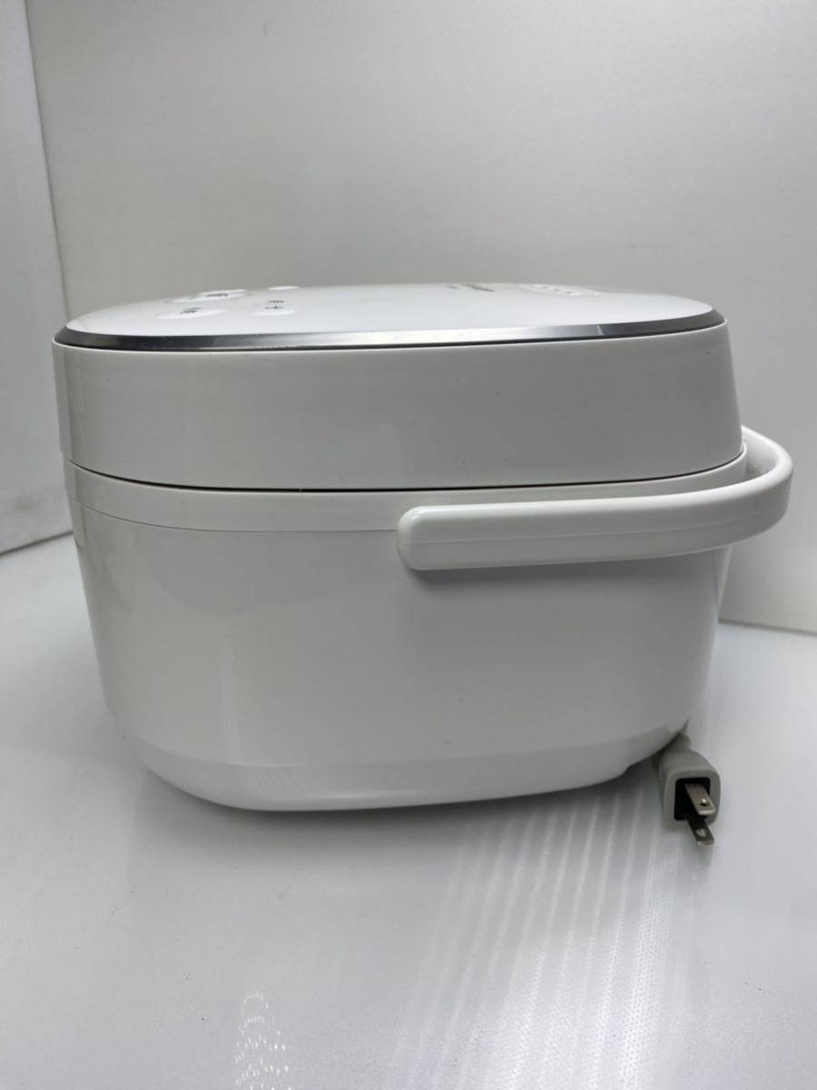 DP-022618 炊飯器 3合 一人暮らし シャープ KS-CF05B-W 20年製 パン調理機能 マイコン家電の画像7