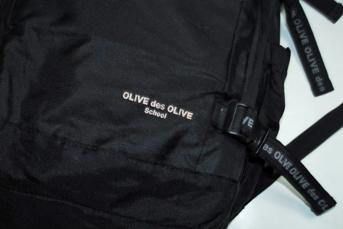 DSC5057◆驚愕の最終価格！完全売り切り！オリーブデオリーブ◆OLIVE des OLIVE◆人気ベストセラー！リュック/バックパック/バッグ_ジップ持ち手欠損。使用できるレベルです。