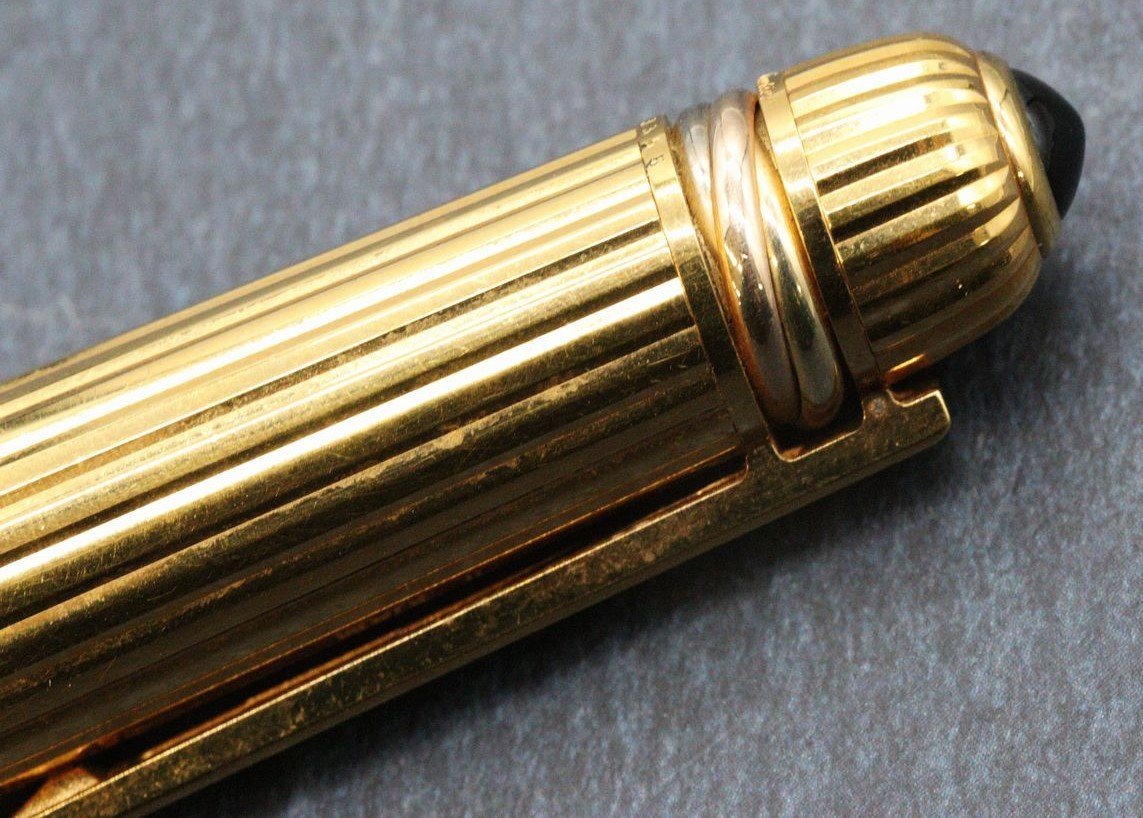 (18K) Cartier カルティエ トリニティ 万年筆 ペン先18K750 キャップ式 計1点 ※筆記未確認 ◆おたからや【Y-A45366】同梱-2_※スレ傷多めです