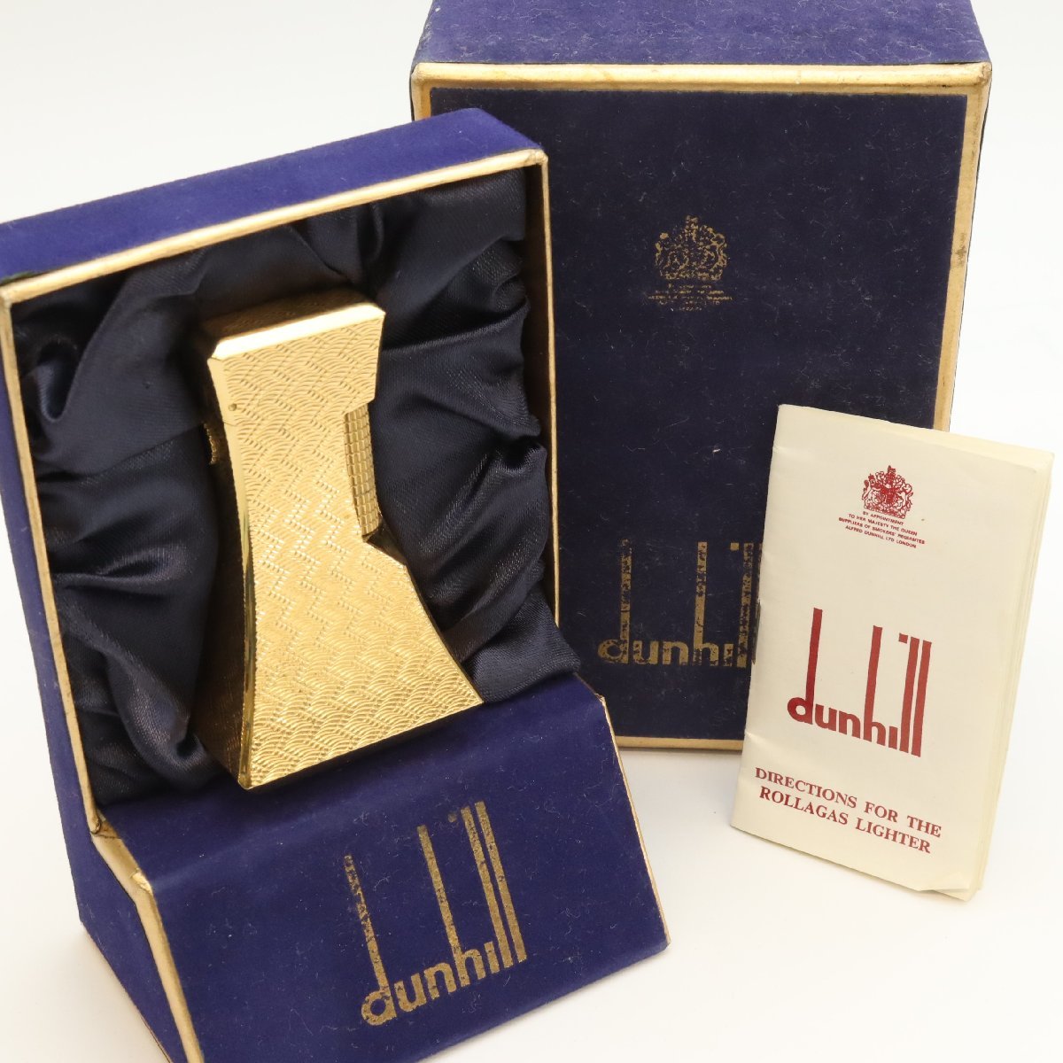 dunhill ダンヒル 卓上ライター ガスライター 箱あり ※着火未確認 ◆おたからや【B-A36488】同梱-2_画像2