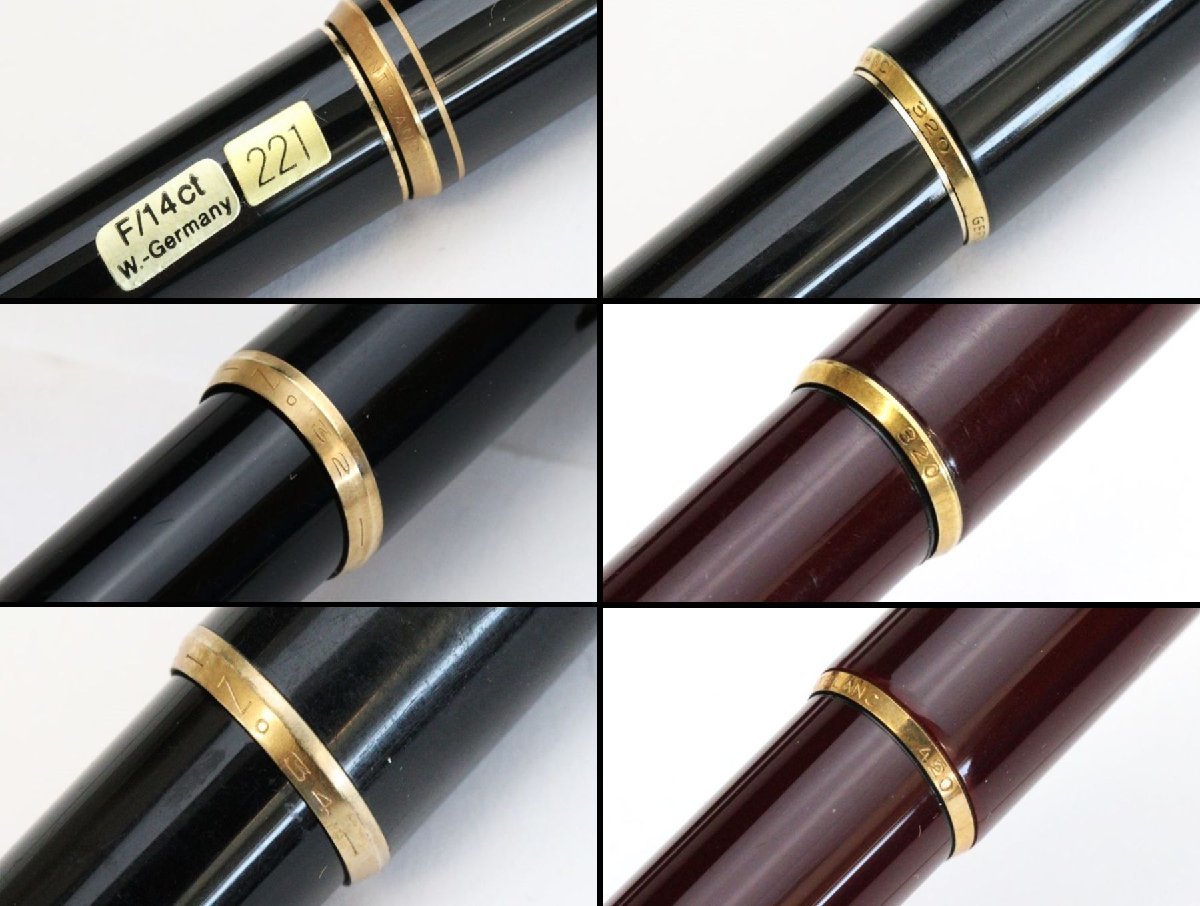 (14K/585刻印) MONTBLANC モンブラン 320/420/221/No.32/No.34/他 万年筆 ペン先14K585×4/585×7 計11点 ◆おたからや【Y-A42660】同梱-2_画像5