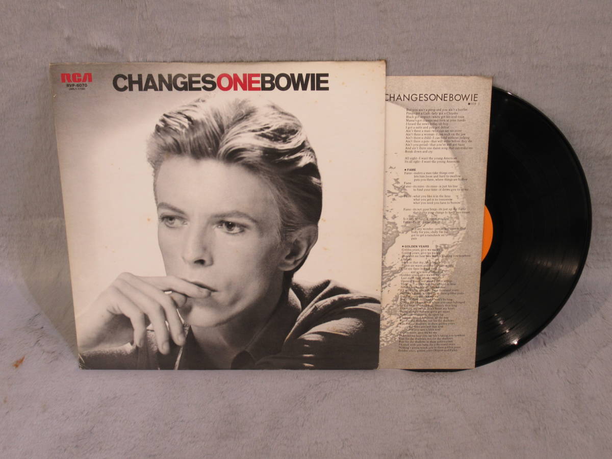 レコード大量入荷！◆1000円スタート！◆David Bowie デビット・ボウイー◆Changes One Bowie◆LPレコード_画像1