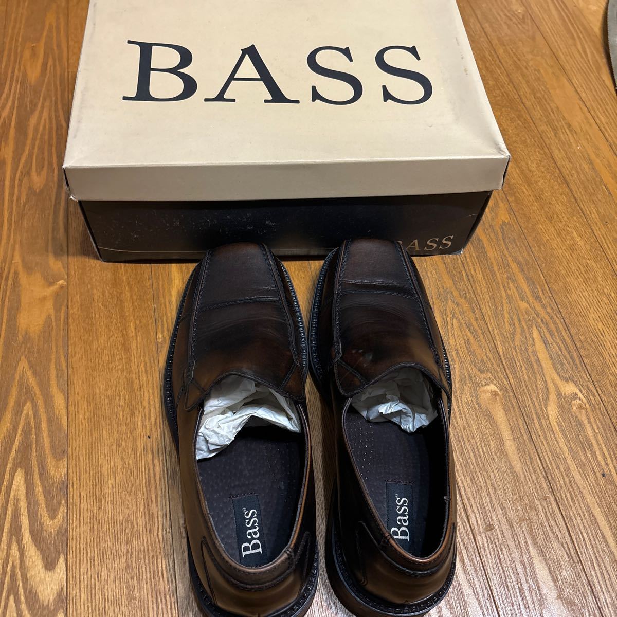 G.H. BASSジーエッチバスダークブラウンシューズ革靴 26.5cm US8.5未使用品新品日本未発売！の画像2