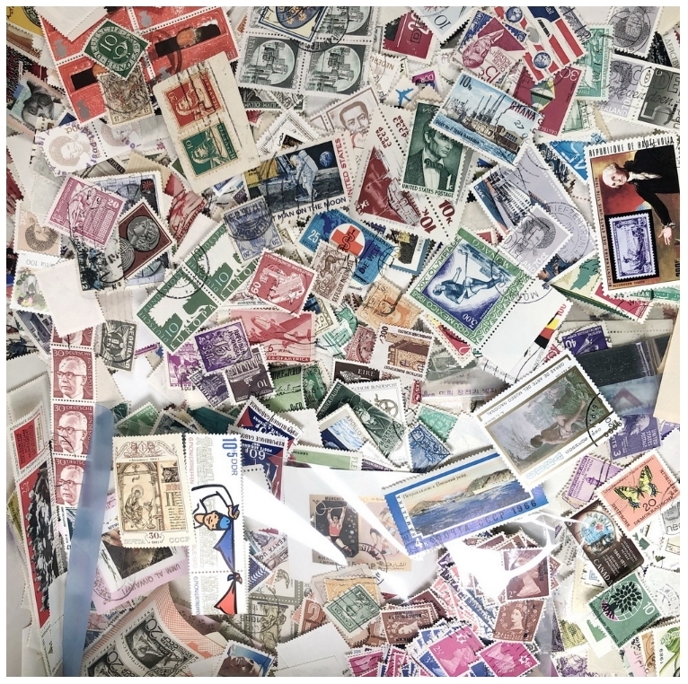 ★世界切手, ヨーロッパ 古い切手 1000枚　使用済切手-大型切手, 記念切手含む-bb4_画像5