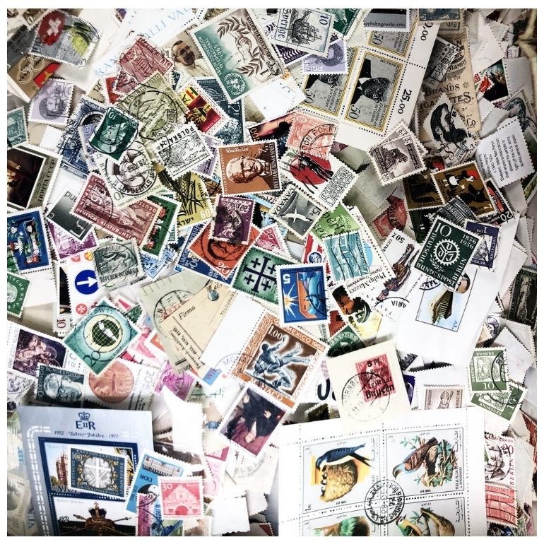 ★世界切手, ヨーロッパ 古い切手 1000枚　使用済切手-大型切手, 記念切手含む-bb5_画像2