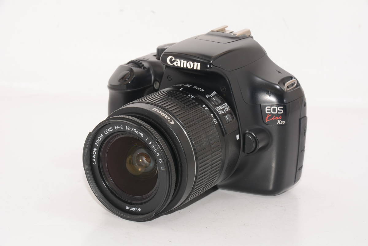 【外観特上級】Canon EOS kiss X50 / EF-S18-55mm F3.5-5.6 IS II 　#s4252_画像1