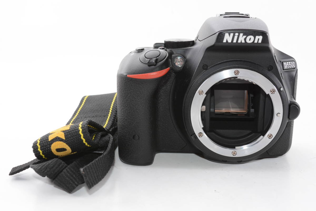 【外観特上級】Nikon デジタル一眼レフカメラ D5500 ボディー ブラック 　#m7379_画像6