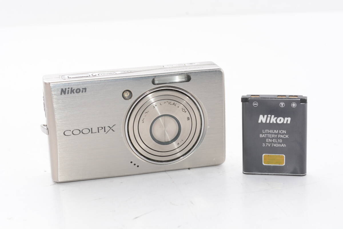 【外観並級】Nikon デジタルカメラ COOLPIX S500 シルバー #u0545の画像6