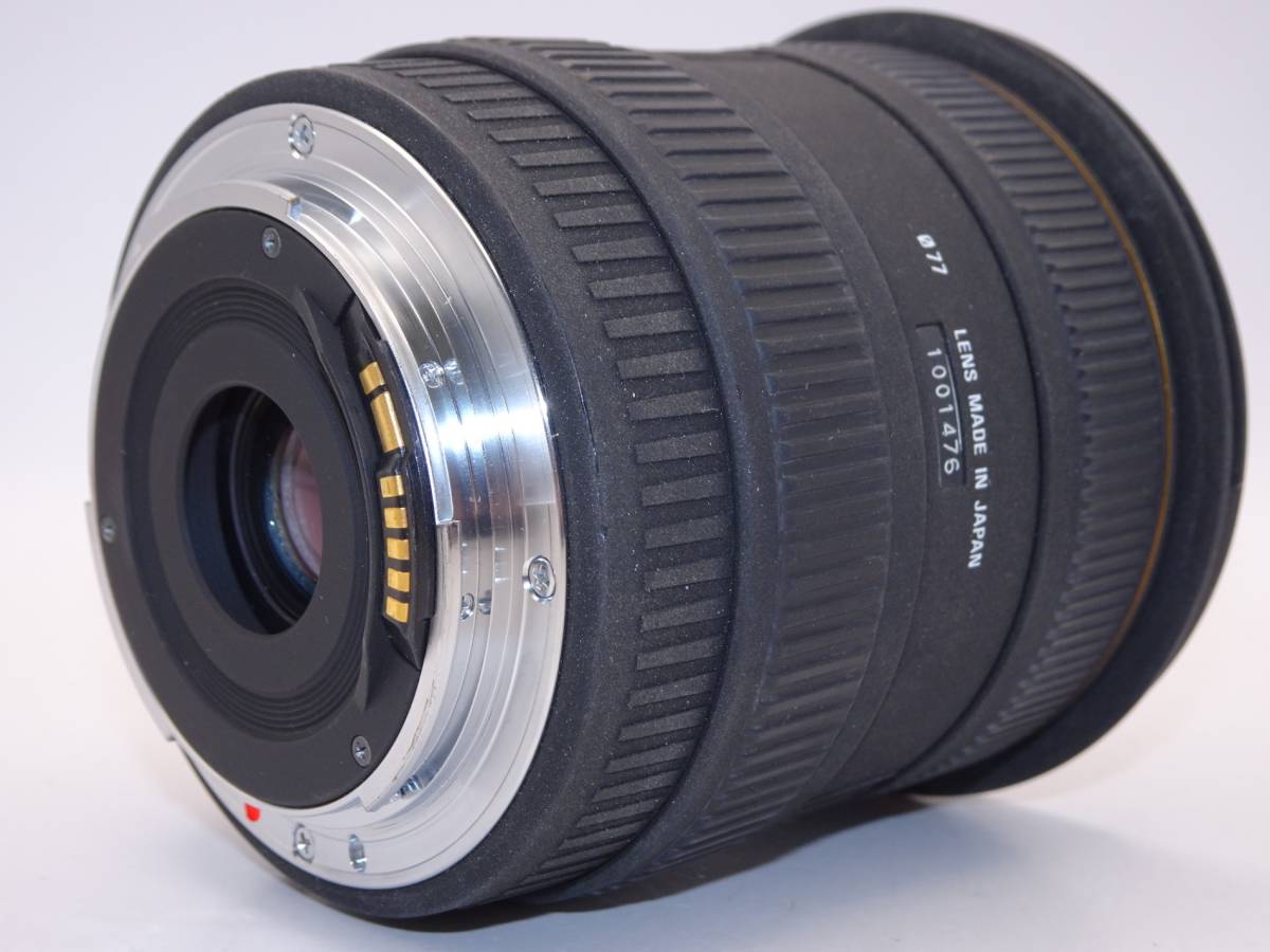 【外観特上級】SIGMA 10-20mm F4-5.6 EX DC HSM キヤノン用 APS-C専用_画像3