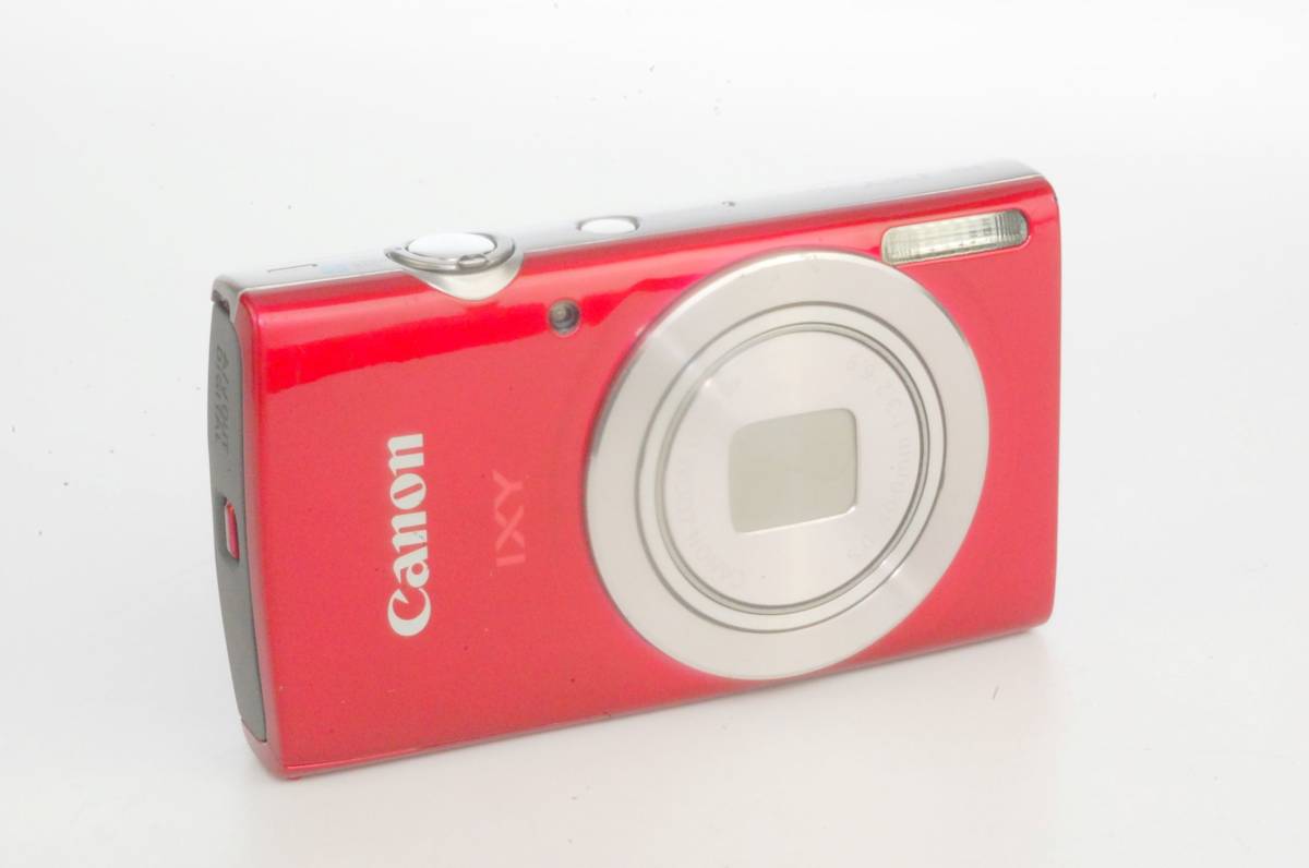 ■ 美品 ■ キャノン CANON IXY 180 コンパクトデジタルカメラ レッドボディ 新品バッテリー付_画像2
