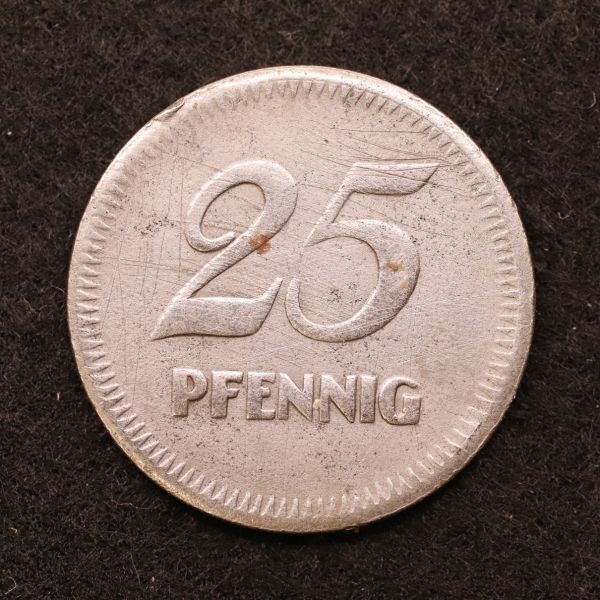 【金属製ノートゲルド】ドイツ 1910-20年台 緊急コイン【44】[E3494]　　_画像2