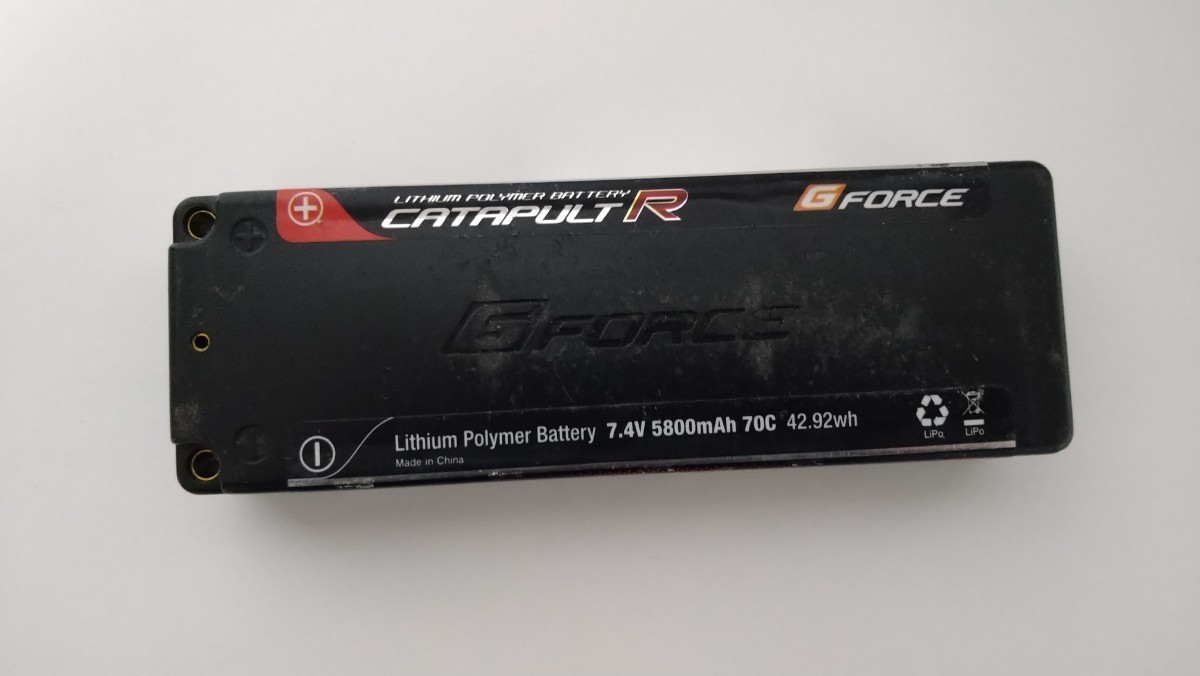 G-FORCE (ジーフォース) リポバッテリー (Li-po) 「CATAPULT-R」 7.4V 5800mAh 70C_画像1