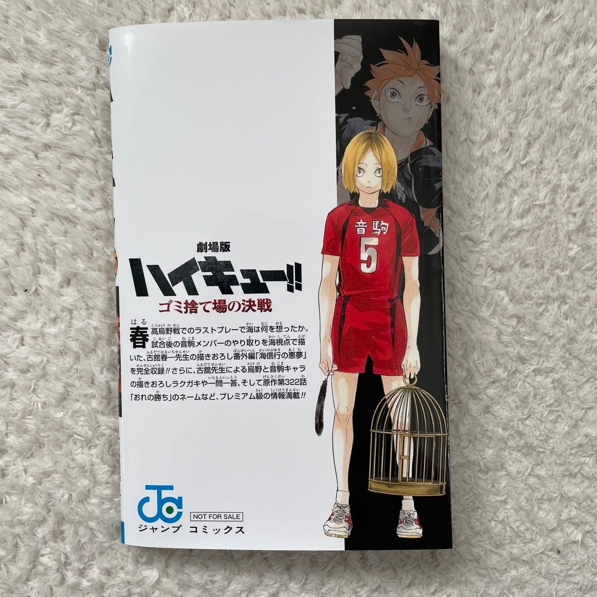 ハイキュー 33.5巻 古舘春一 映画特典 ゴミ捨て場の決戦 - 少年漫画