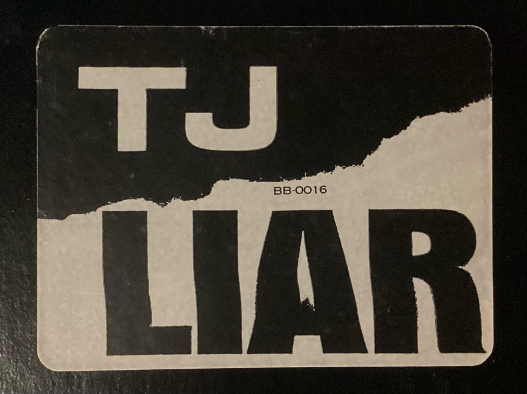 T.J. - LIAR - USオリジナル12インチ / 1990年 Big Beatレーベル初期盤　BB-0016 / Jesse Saunders / TJ_画像2