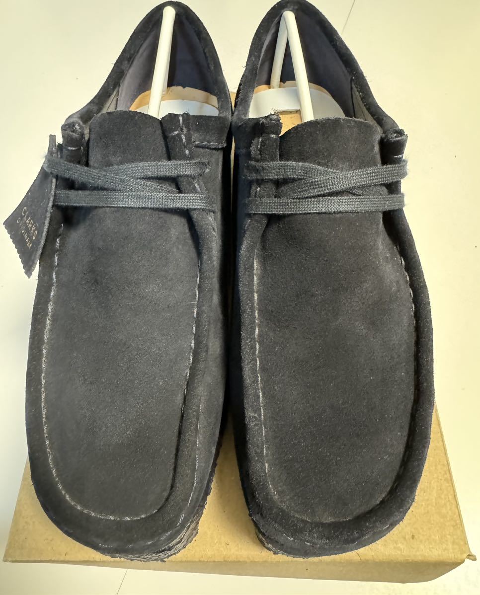  size UK 6h CLARKS Clarks WALLABEEwala Be NAVY Arrows special order 
