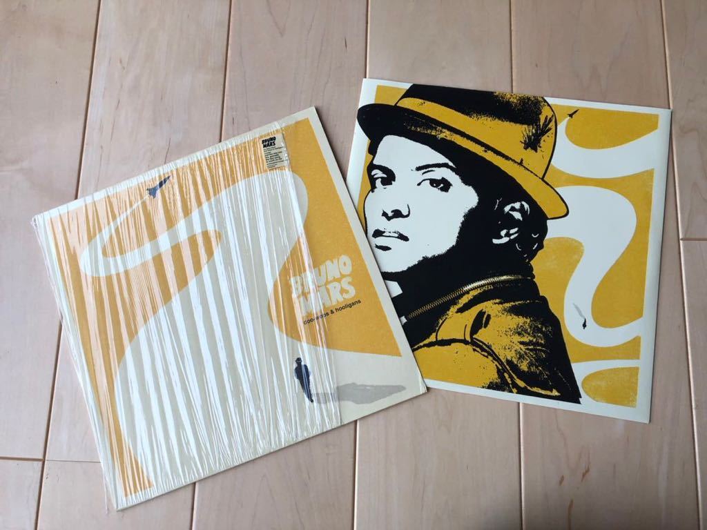 ブルーノマーズ レコード BRUNO MARS LP 美品中古　クリアオレンジ盤 カラー盤_画像2