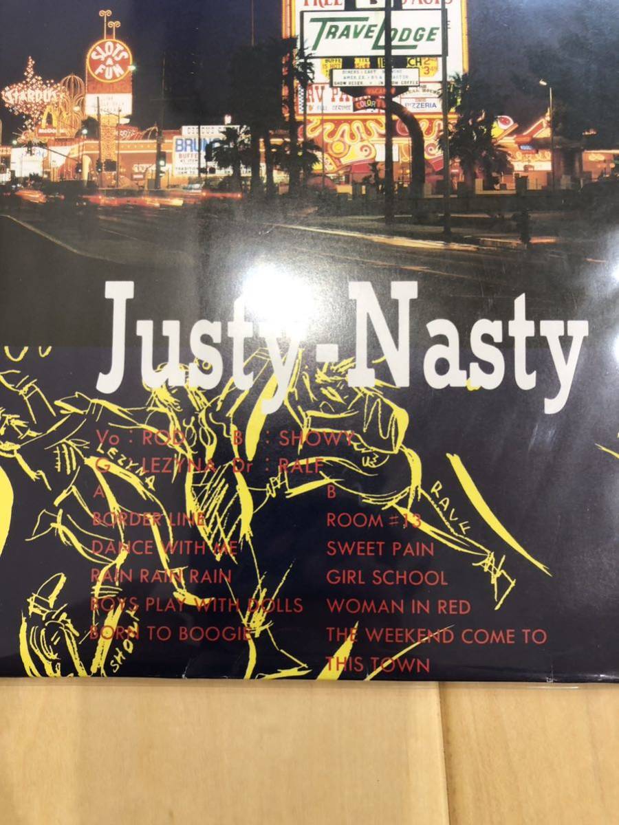 JUSTY NASTY レコード　中古　ジャスティー　ナスティー　LP_画像3