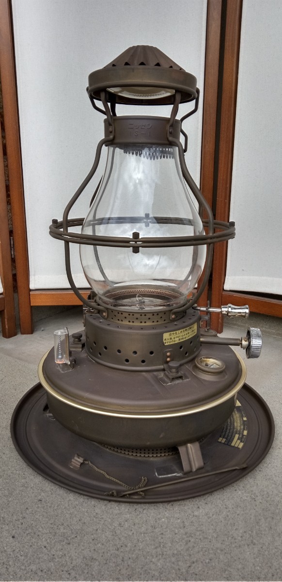 日本船燈　ニッセン石油ストーブIS-1　真鍮製_画像2